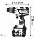 BOSCH GSR 18V-60 C gręžtuvas - suktuvas 2x4 Ah